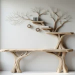 Tree Branch Console Table - Nature-Inspired Entryway Elegance