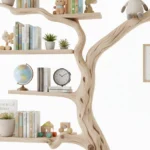 Handcrafted Tree Branch Bookshelf - Decorative & Space-Saving Book Storage Shelves