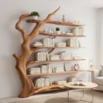 Handcrafted Tree Branch Bookshelf Gift for Book Lovers