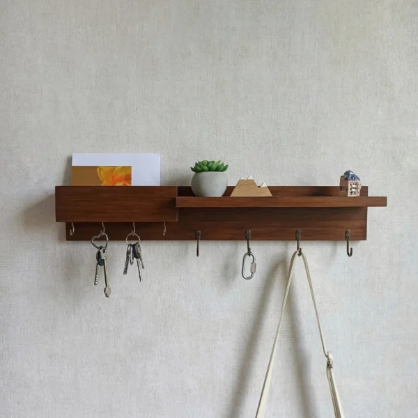 Handcrafted Entryway Shelf for Keys & Decor
