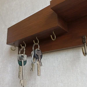 Handcrafted Entryway Shelf for Keys, Jackets, and Decor2