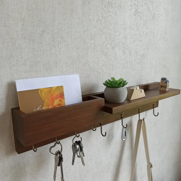 Handcrafted Entryway Shelf for Keys & Decor