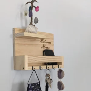 Key Holder Wooden Shelf – Shelf That Holds Your Essentials2