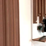 Modern Oak & Steel Entryway Organizer & Key Holder